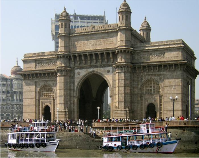 Βομβάη Ινδία mumbay gate αποικιακή αρχιτεκτονική