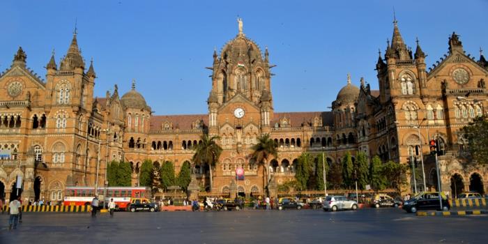 σιδηροδρομικός σταθμός bombay india victoria terminus