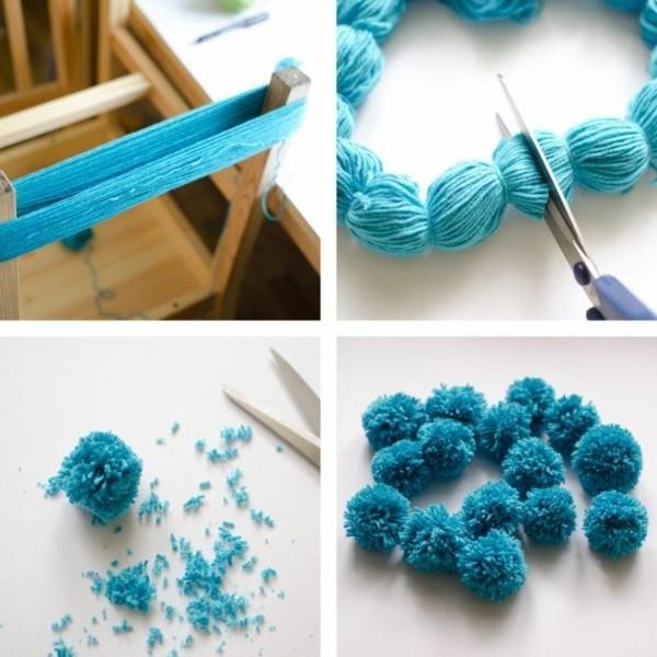το bobble pom poms κάνει χειροτεχνίες για το Πάσχα