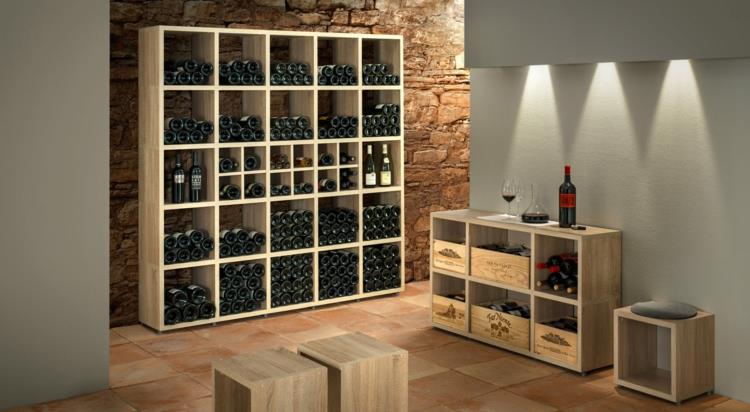 ευεργετικά ράφια κρασιού ράφια συστήματα ξύλο ράφι κρασιού