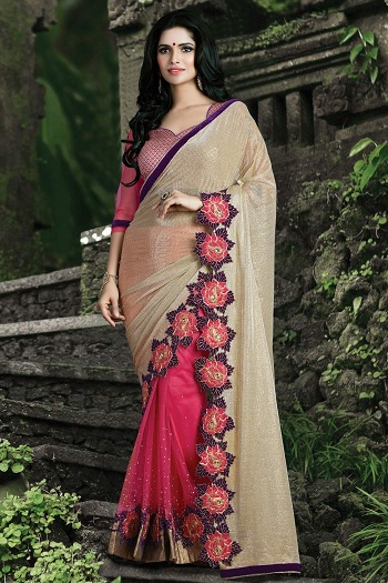 Çiçek Saree Bordür Tasarımları