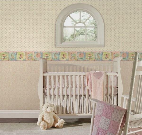 σύνορα μωρό δωμάτιο διασκέδαση-αγάπη όμορφο τοίχο