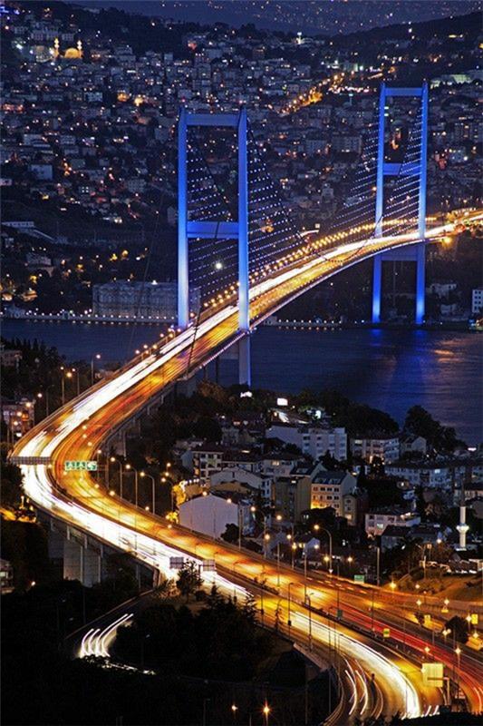 Τουρκία Βοσπόρου Κωνσταντινούπολη νυχτερινές διακοπές ταξιδιού