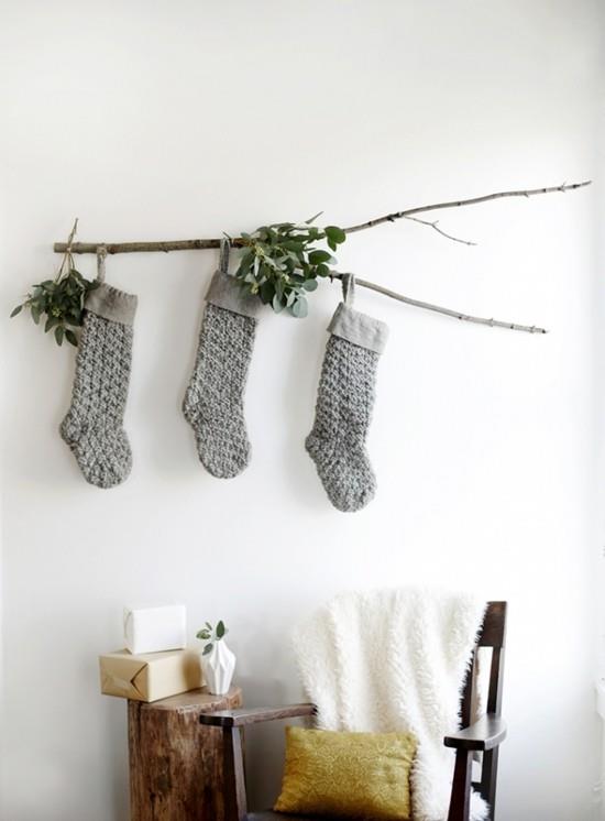 κάλτσες φρυδιών σκανδιναβική χριστουγεννιάτικη διακόσμηση