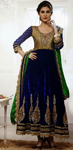 Velvet Salwar kostiumas