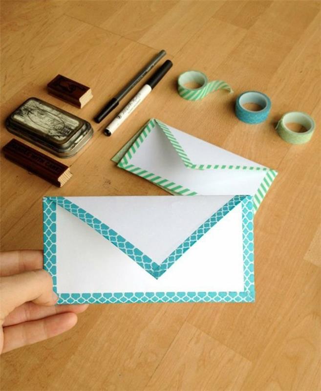 Φάκελος διακοσμήστε diy ιδέες με ταινία washi