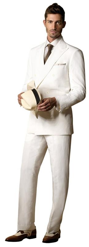 brioni ανδρική μόδα ιταλικό κοστούμι μοντέρνο λευκό