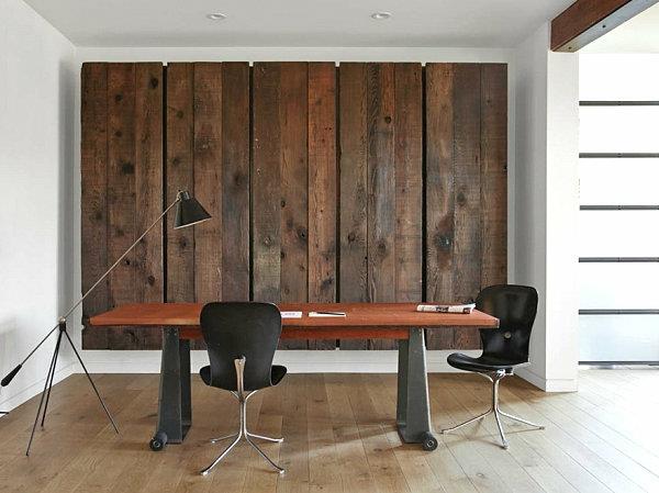 γραφείο σπίτι γραφείο διακόσμηση τοίχου τέχνης ξύλινα πάνελ