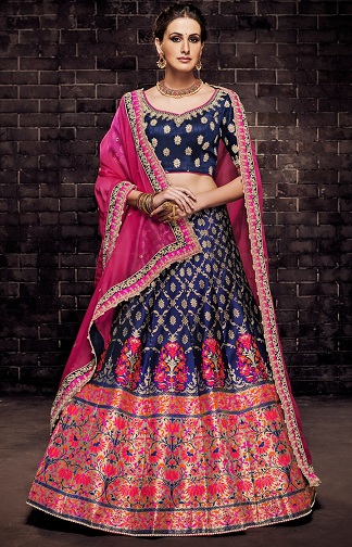 Mavi Brokar Lehenga