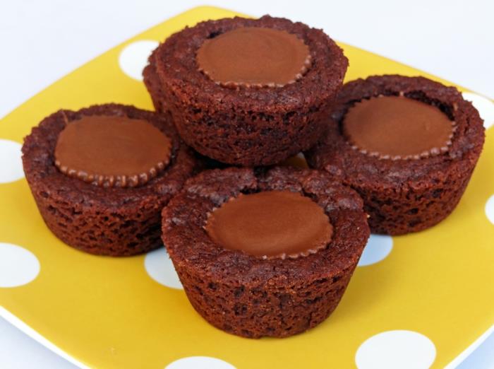brownie συνταγή σοκολάτα καλούπι cupcakes