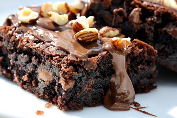brownie συνταγή σοκολάτα vegan καρύδια