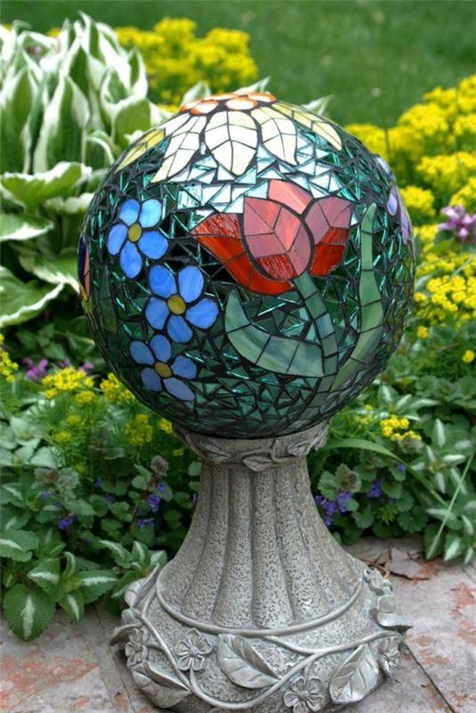 tinker μωσαϊκό κήπο ιδέες διακόσμηση μπάλα