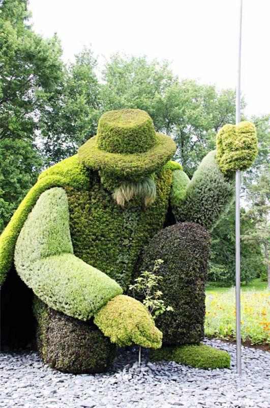 Boxwood topiary φιγούρες κήπου αειθαλείς