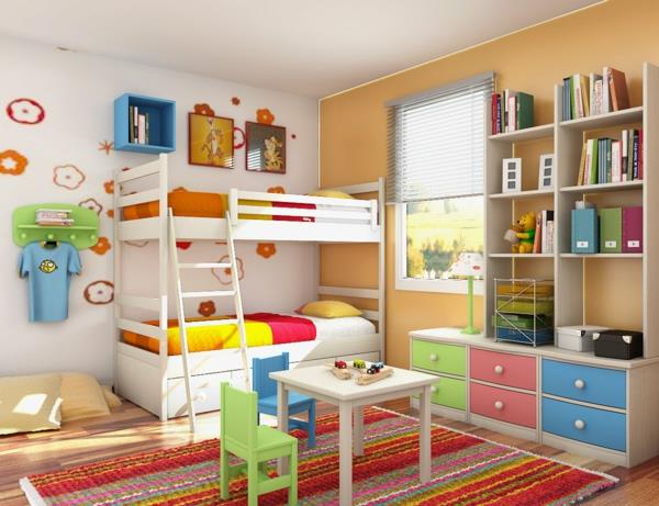 φωτεινά χρώματα για το παιδικό δωμάτιο