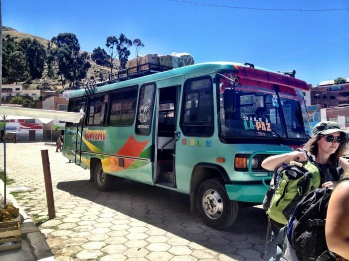 λεωφορείο ταξίδι βουνά Βολιβία