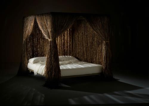 κρεβάτι campana σχεδιάζει edra milan cabana λευκά κλινοσκεπάσματα τεσσάρων αφισών