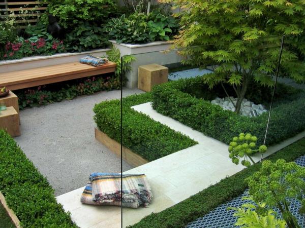 chelsea κήπος μικρός σχεδιασμός γυάλινος τοίχος χωρίσματος μοντέρνες ιδέες σχεδιασμού κήπου