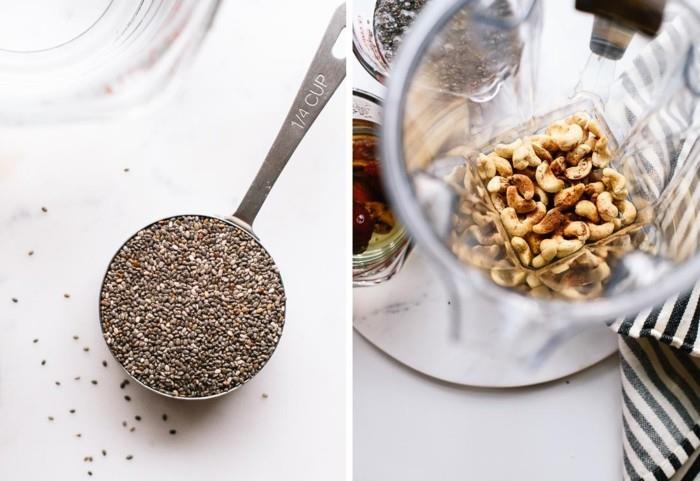 συνταγές chia ξηροί καρποί υγιεινό πρωινό vegan