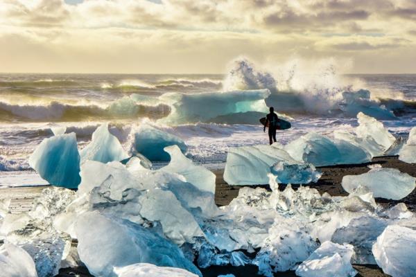 φωτογραφία chris burkard μεγάλη τέχνη σέρφερ πάγου