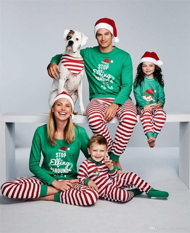χριστουγεννιάτικο πουλόβερ οικογενειακό πορτρέτο