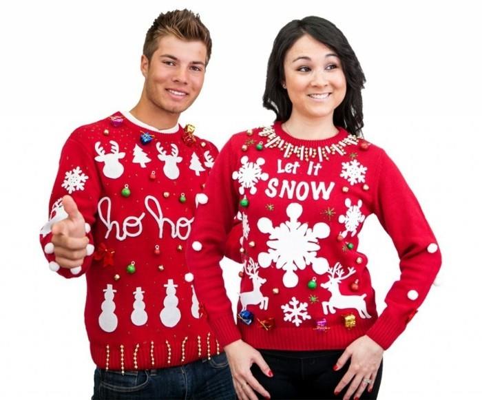 χριστουγεννιάτικο πουλόβερ για ζευγάρια