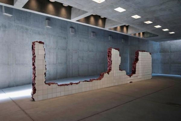 αρχιτεκτονική σχεδιασμού γκαλερί πόλης Βραζιλία τοίχος κεραμιδιών