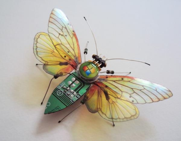 ανταλλακτικά υπολογιστών τέχνη φιλιγκράν πεταλούδα