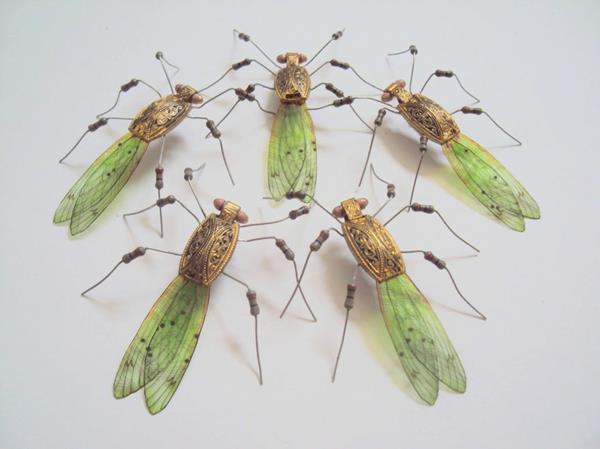 ανταλλακτικά υπολογιστών τέχνη πράσινες μύγες