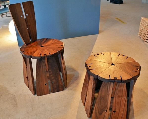 ρουστίκ αξεσουάρ και διακοσμητικά αντικείμενα, ξύλινες καρέκλες