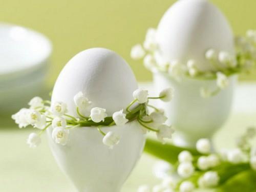 δροσερές ιδέες χειροτεχνίας για το Πάσχα 2014 Πασχαλινά αυγά κρίνος της κοιλάδας