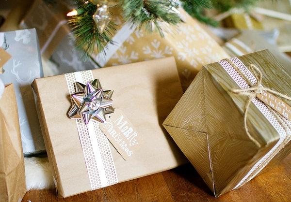δροσερές ιδέες διακόσμησης για κουτί συσκευασίας δώρου κουτί Χριστούγεννα