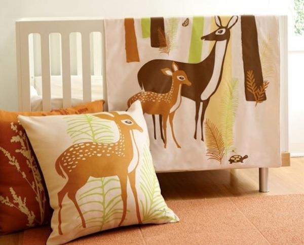Δροσερά κλινοσκεπάσματα για παιδικά κρεβάτια, μαξιλάρια σε καφέ αποχρώσεις του χρώματος