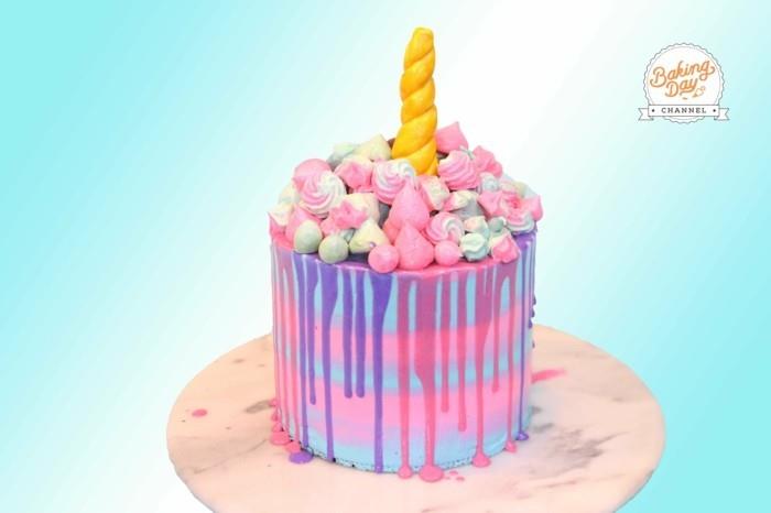 δροσερό κέικ μονόκερου παιδικά γενέθλια γιορτάζουν ιδέες