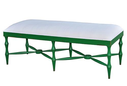 δροσερά σχέδια ζωγραφισμένα σε έπιπλα kelly green verginia bench steven shell