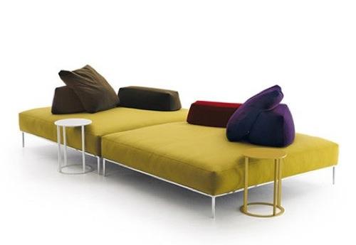 δροσερός μοντέρνος καναπές σχεδιάζει πράσινα τραπεζάκια καφέ μαξιλάρια