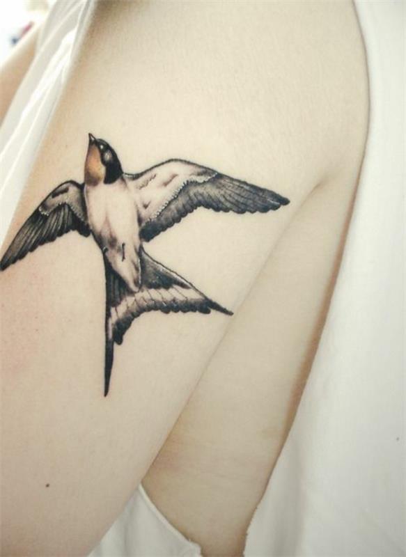 τατουάζ εικόνες άνω βραχίονα σχέδια τατουάζ μοτίβο πουλιών