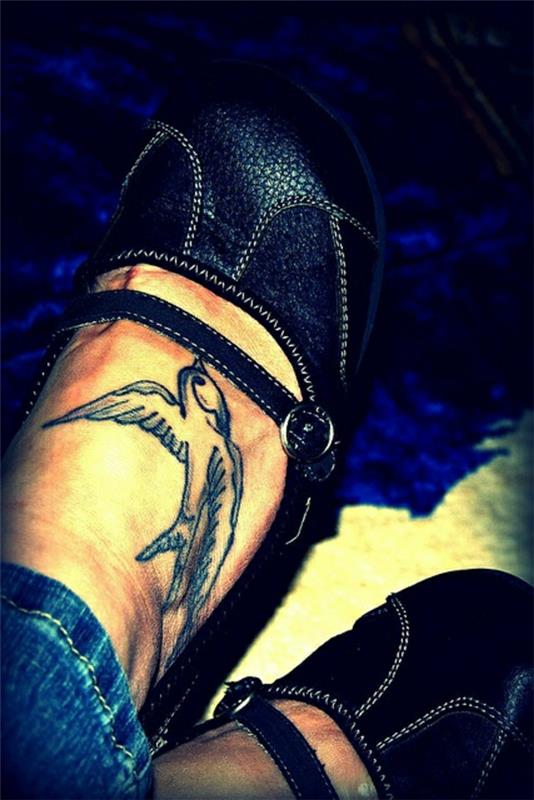 τατουάζ ιδέες πόδι τατουάζ σχέδια μοτίβο πουλιών