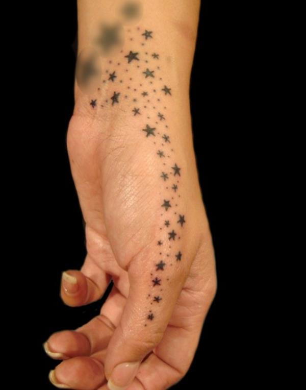 τατουάζ ιδέες αστέρι τατουάζ που σημαίνει τρυφερό χέρι
