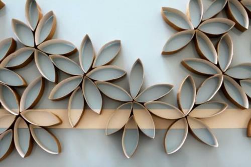 φτιάξτε μόνοι σας δροσερές ιδέες διακόσμησης τοίχων με λουλουδάτα μοτίβα