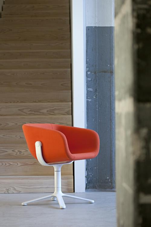 δροσερό σχέδιο καρέκλας γραφείου ανεξάρτητο πορτοκαλί χρώματα