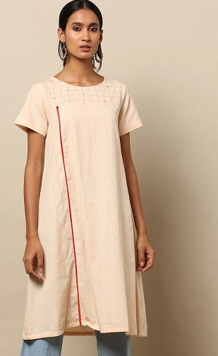 Kot ile Khadi Cotton Kurti