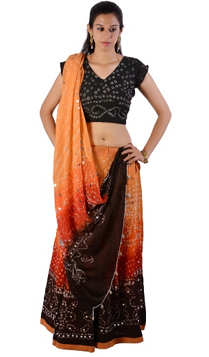 Radžastano medvilnė Lehenga