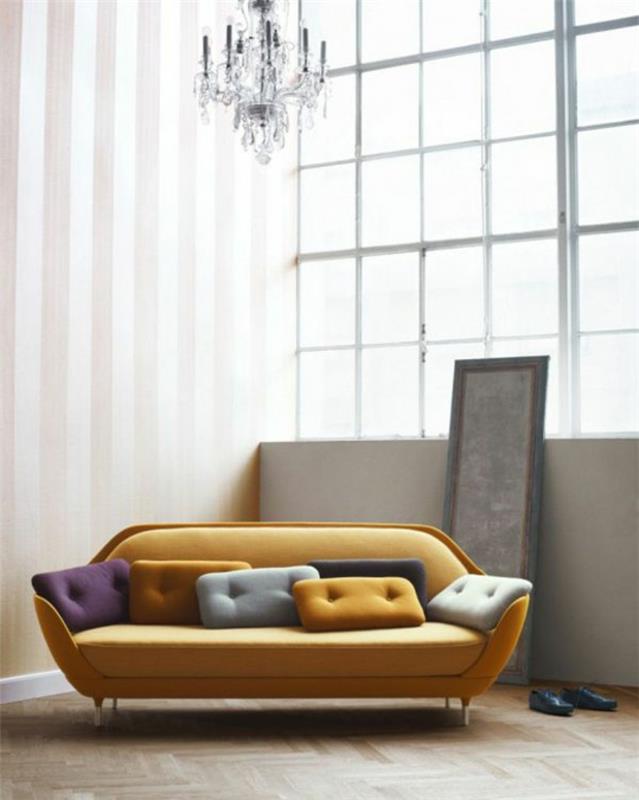 αγοράστε καναπέ έπιπλα σαλονιού 2 θέσεων καναπέ κίτρινο