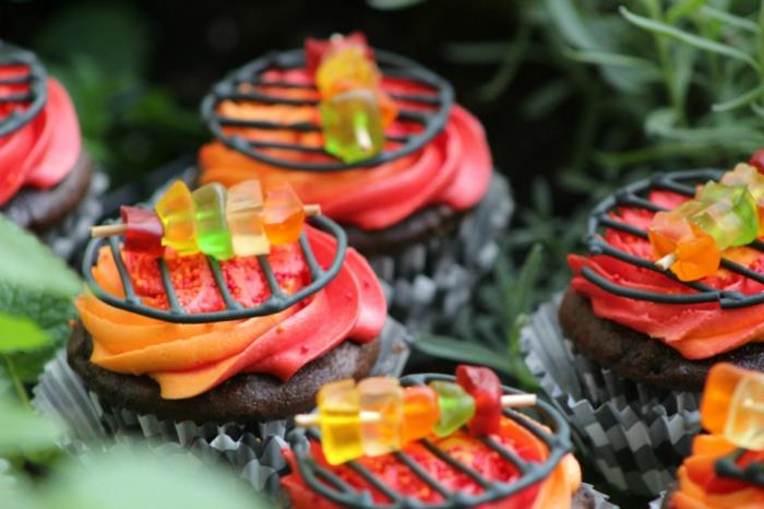 cupcake deco ιδέες creative grill party haribo