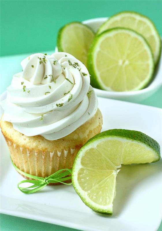 Cupcake ιδέες διακόσμησης εσπεριδοειδή καλοκαιρινό πάρτι lime