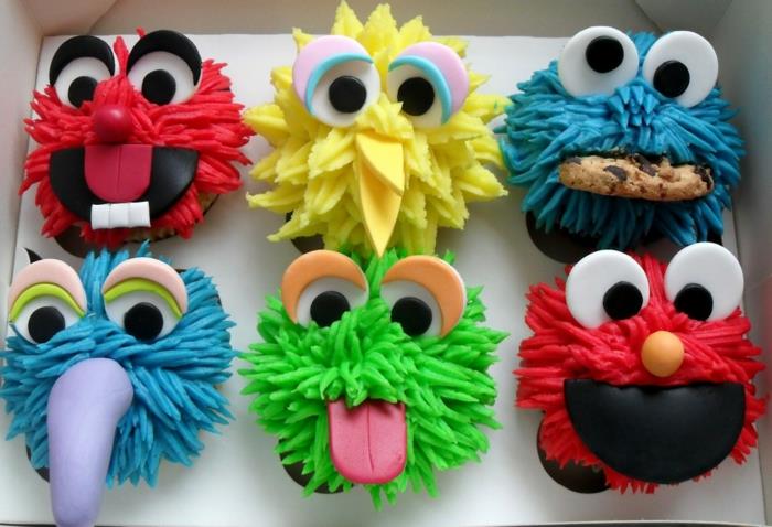 cupcake deco muffins muppet show ιδέες για πάρτι γενεθλίων