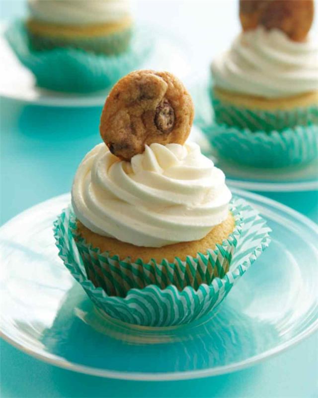 Cupcake διακόσμηση muffins κρέμα μπισκότο πάρτι γενεθλίων