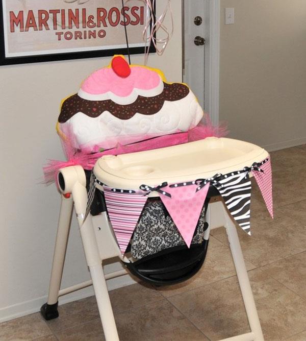 cupcakes έπιπλα σχεδιάζει βρεφική καρέκλα πρωτότυπη διακόσμηση