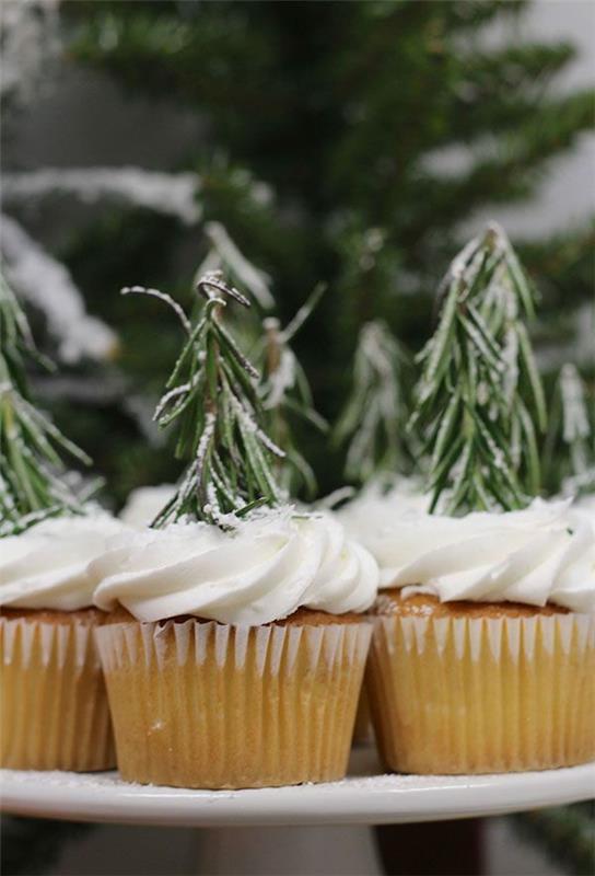 Φτιάξτε χριστουγεννιάτικο δέντρο cupcakes