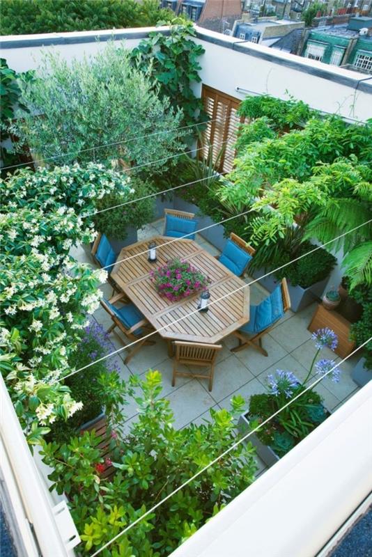 Βεράντα στον τελευταίο όροφο Δημιουργήστε ένα roof garden και επιλέξτε τα κατάλληλα έπιπλα κήπου